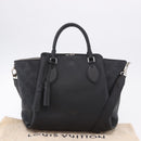 LOUIS VUITTON Mahina Omea Hand Bag Leather Black M55029 LV Auth ka5288V-12