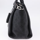 LOUIS VUITTON Mahina Omea Hand Bag Leather Black M55029 LV Auth ka5288V-3