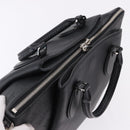 LOUIS VUITTON Mahina Omea Hand Bag Leather Black M55029 LV Auth ka5288V-6