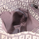 FENDI Zucchino Canvas Hand Bag Brown Auth ka5289-19