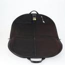 Burberrys Nova Check Garment Cover Canvas Leather Beige Gold Auth ka529-17