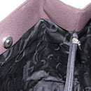 Salvatore Ferragamo Gancini Shoulder Bag Canvas Brown Silver Auth ka5290-19