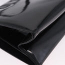 Salvatore Ferragamo Gancini Tote Bag Patent leather Black Gold Auth ka5291A-15