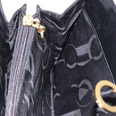 Salvatore Ferragamo Gancini Tote Bag Patent leather Black Gold Auth ka5291A-21