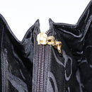 Salvatore Ferragamo Gancini Tote Bag Patent leather Black Gold Auth ka5291A-22