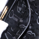 Salvatore Ferragamo Gancini Tote Bag Patent leather Black Gold Auth ka5291A-25