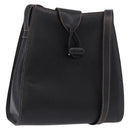 LOEWE Shoulder Bag Leather Black Gold Auth ka5292A-1