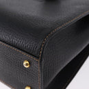 LOEWE Shoulder Bag Leather Black Gold Auth ka5292A-14