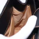 LOEWE Shoulder Bag Leather Black Gold Auth ka5292A-19