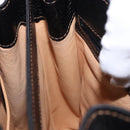 LOEWE Shoulder Bag Leather Black Gold Auth ka5292A-22