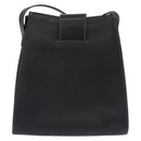 LOEWE Shoulder Bag Leather Black Gold Auth ka5292A-2
