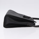 LOEWE Shoulder Bag Leather Black Gold Auth ka5292A-3