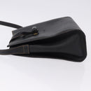 LOEWE Shoulder Bag Leather Black Gold Auth ka5292A-4