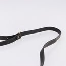 LOEWE Shoulder Bag Leather Black Gold Auth ka5292A-8
