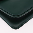 GUCCI Rajah Chain Shoulder Bag Leather Green Gold 537241 Auth ka5294M-10