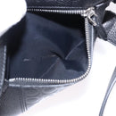 Salvatore Ferragamo Gancini Waist bag Leather Black Silver Auth ka5295A-24