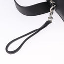 Salvatore Ferragamo Gancini Waist bag Leather Black Silver Auth ka5295A-8