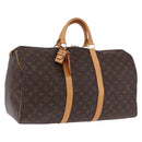 LOUIS VUITTON Monogram Keepall 50 Boston Bag M41426 LV Auth ka5297A-1