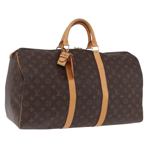 LOUIS VUITTON Monogram Keepall 50 Boston Bag M41426 LV Auth ka5297A
