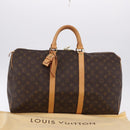 LOUIS VUITTON Monogram Keepall 50 Boston Bag M41426 LV Auth ka5297A-12