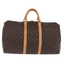 LOUIS VUITTON Monogram Keepall 50 Boston Bag M41426 LV Auth ka5297A-2