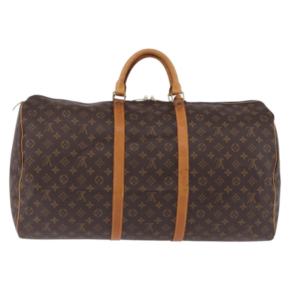 LOUIS VUITTON Monogram Keepall 60 Boston Bag M41422 LV Auth ka5298