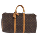 LOUIS VUITTON Monogram Keepall Bandouliere 50 Boston Bag M41416 LV Auth ka5299-13