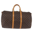 LOUIS VUITTON Monogram Keepall Bandouliere 50 Boston Bag M41416 LV Auth ka5299-2