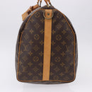 LOUIS VUITTON Monogram Keepall Bandouliere 50 Boston Bag M41416 LV Auth ka5299-3