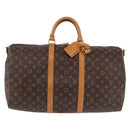 LOUIS VUITTON Monogram Keepall Bandouliere 50 Boston Bag M41416 LV Auth ka5300-13