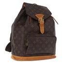 LOUIS VUITTON Monogram Montsouris GM Backpack M51135 LV Auth ka5301-1