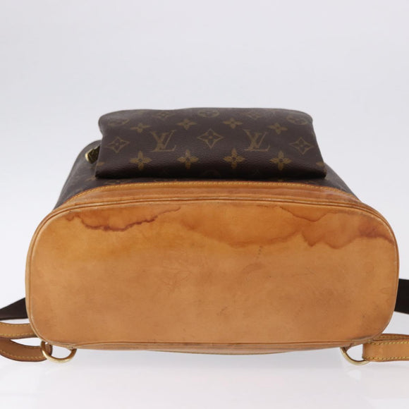 LOUIS VUITTON Monogram Montsouris GM Backpack M51135 LV Auth ka5301