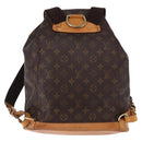 LOUIS VUITTON Monogram Montsouris GM Backpack M51135 LV Auth ka5301-2