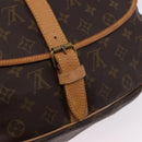 LOUIS VUITTON Monogram Saumur 35 Shoulder Bag M42254 LV Auth ka5302-10