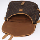 LOUIS VUITTON Monogram Saumur 35 Shoulder Bag M42254 LV Auth ka5302-18