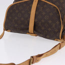 LOUIS VUITTON Monogram Saumur 35 Shoulder Bag M42254 LV Auth ka5302-6