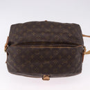LOUIS VUITTON Monogram Saumur 35 Shoulder Bag M42254 LV Auth ka5302-5