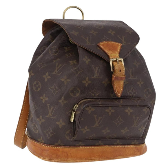 LOUIS VUITTON Monogram Montsouris PM Backpack M51137 LV Auth ka5308