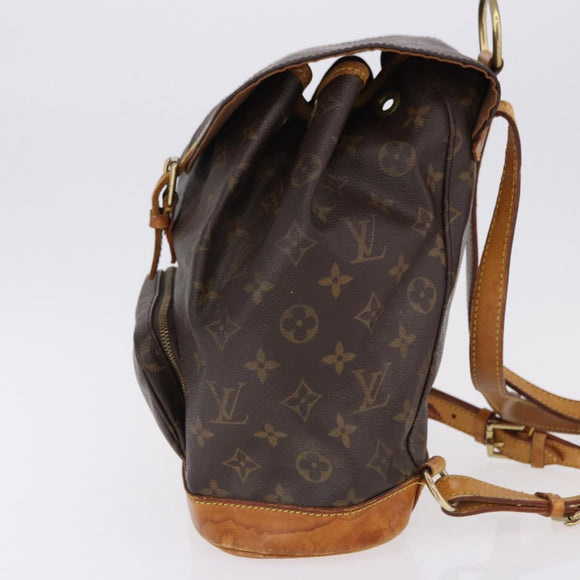 LOUIS VUITTON Monogram Montsouris PM Backpack M51137 LV Auth ka5308