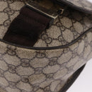 GUCCI GG Supreme Shoulder Bag PVC Beige Gold 201732 Auth ka5309-14