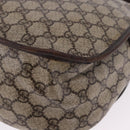GUCCI GG Supreme Shoulder Bag PVC Beige Gold 201732 Auth ka5309-16