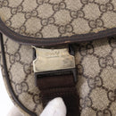 GUCCI GG Supreme Shoulder Bag PVC Beige Gold 201732 Auth ka5309-18