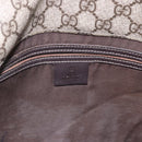 GUCCI GG Supreme Shoulder Bag PVC Beige Gold 201732 Auth ka5309-20