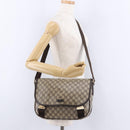 GUCCI GG Supreme Shoulder Bag PVC Beige Gold 201732 Auth ka5309-26