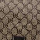 GUCCI GG Supreme Shoulder Bag PVC Beige Gold 201732 Auth ka5309-3