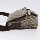 GUCCI GG Supreme Shoulder Bag PVC Beige Gold 201732 Auth ka5309-6