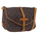 LOUIS VUITTON Monogram Saumur 30 Shoulder Bag M42256 LV Auth ka5313-1