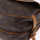 LOUIS VUITTON Monogram Saumur 30 Shoulder Bag M42256 LV Auth ka5313-16