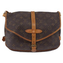 LOUIS VUITTON Monogram Saumur 30 Shoulder Bag M42256 LV Auth ka5313-13