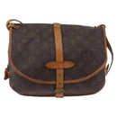 LOUIS VUITTON Monogram Saumur 30 Shoulder Bag M42256 LV Auth ka5313-2